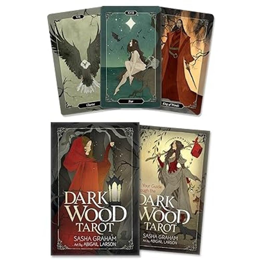 SKU3161 Dark Wood Tarot Deck by Sasha Graham (NIB / Sealed Waite-Smith Style)